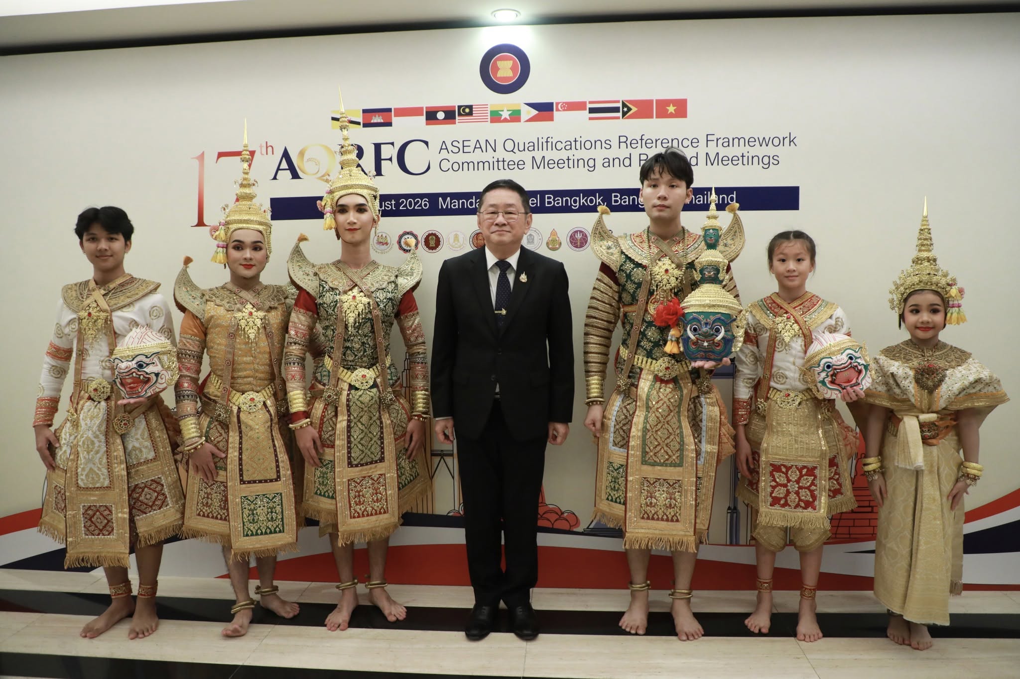 งานประชุม The 17th ASEAN Qualifications Reference Framework (AQRF) Committee Meeting and Related Meetings